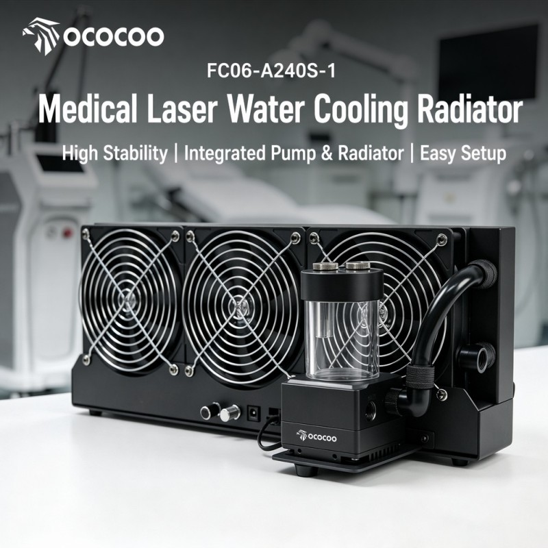 External Radiator Water Cooling Kit - Zewnętrzny radiator wodny OCOCOO 360mm, zestaw