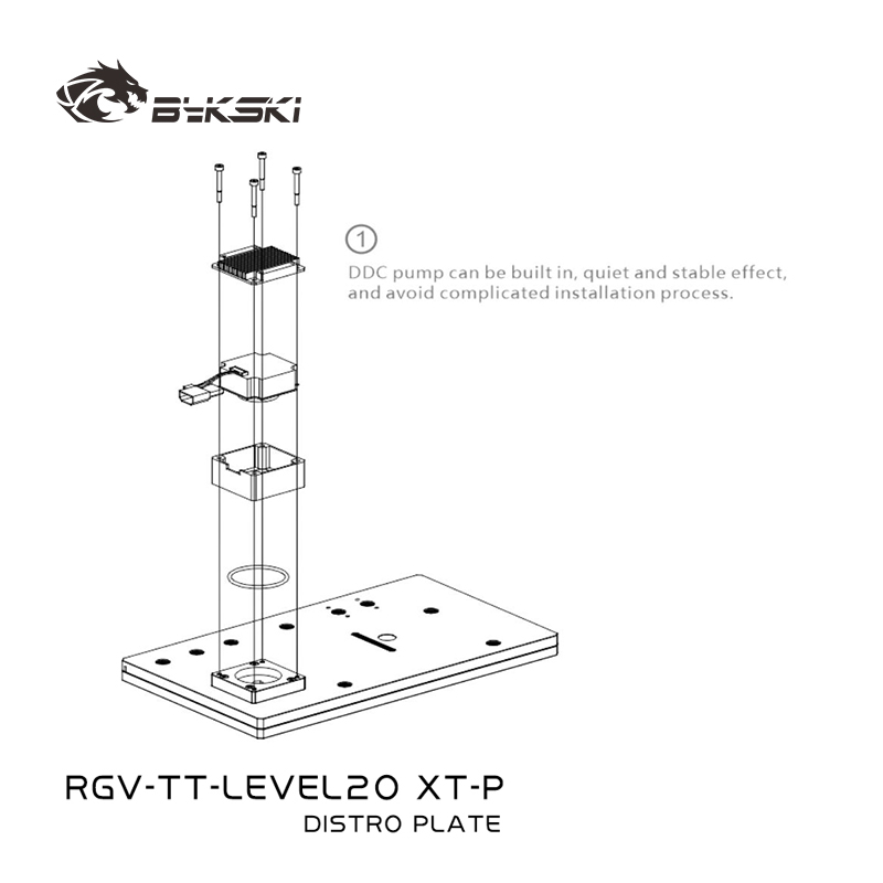 Bykski RGV-TT-LEVEL20XT-P Akry – Distro Plate Ddc Pump Combo recenzja i cena